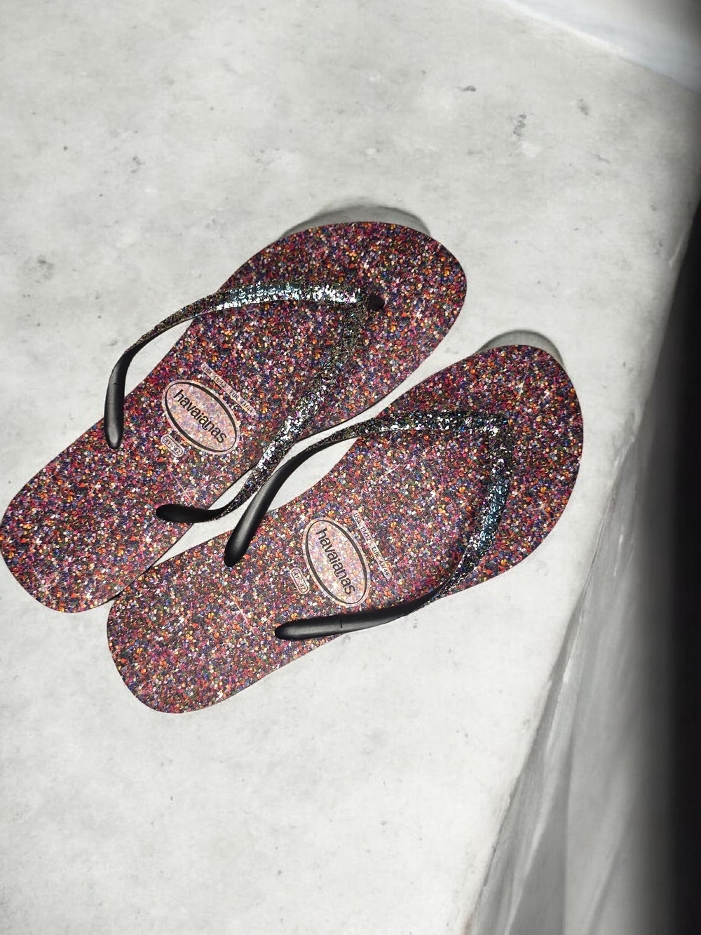 Havaianas Glitter Multicolor Women's Flip Flops
